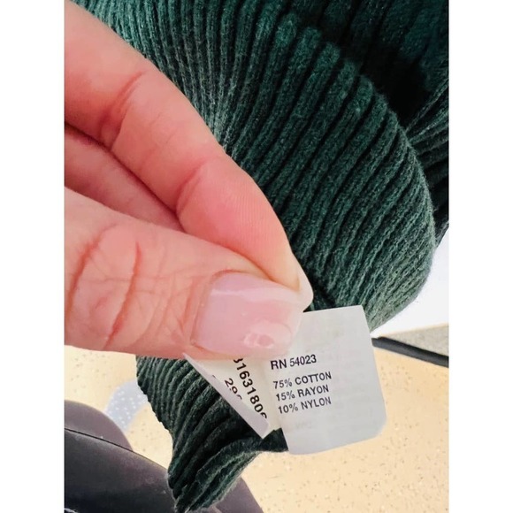 Gap Hunter Green Ribbed Turtleneck Sweater - Picture 4 of 6